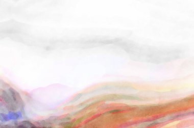 El yapımı sürreal soyut desenli suluboya. Modern sanatsal resim. 2D çizim. Arkaplan boyası karışımı. Yaratıcı duvar sanatı. Çağdaş sanat