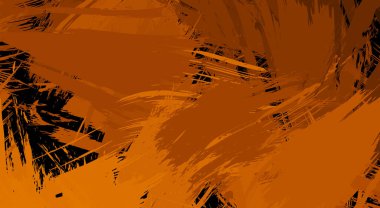 Sanatsal soyut arkaplan. Doku boyalı duvar kağıdı. Boya darbeleriyle yaratıcı bir illüstrasyon. Fırça desenli resim.