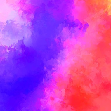 Duvar sanatı Eşsiz ve yaratıcı illüstrasyon. Fırça darbesi ile boyanmış. Renkli fırça darbelerinin soyut arkaplanı. Fırçalanmış canlı duvar kâğıdı. Boyalı sanatsal yaratım.