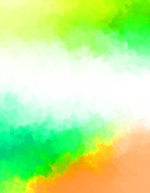 Yaratıcı soyut resim. Artistik fırça darbeleriyle donatılmış. Renkli ve canlı bir illüstrasyon. boyalı sanat.