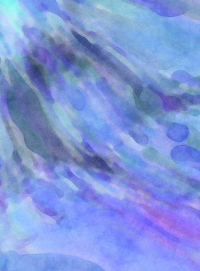 Alkol mürekkebini andıran rahatlatıcı fırça darbelerinin modern resmi. Poster, duvar sanatı, afiş, kart, kitap kapağı veya ambalaj için pastel renkli suluboya resim.