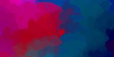 Canlı boya desenli arka plan. Renkli fırça darbelerinin 2B çizimi. Dekoratif doku resmi. Boyalı arkaplan.