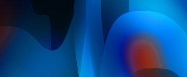 Soyut arkaplan. Renkli dalgalı tasarım duvar kağıdı. yaratıcı grafik 2D çizim. Dinamik şekilli modaya uygun sıvı örtüsü.