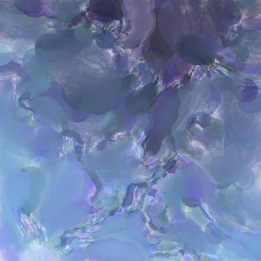 El yapımı sürreal soyut desenli suluboya. Modern sanatsal resim. 2D çizim. Arkaplan boyası karışımı. Yaratıcı duvar sanatı. Çağdaş sanat.