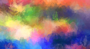 Modern sanat. Taranmış Boyalı Soyut Arkaplan. Fırça darbesi ile boyanmış. Boya darbeleri. 2B Görüntü.