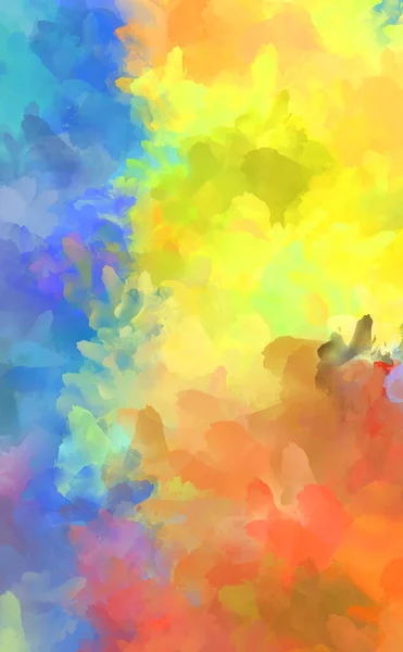 Artistic vibrant and colorful wallpaper.Brushed Painted Abstract Background. Brush stroked painting.