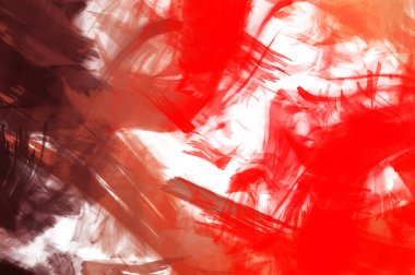 Sanatsal soyut arkaplan. Doku boyalı duvar kağıdı. Boya darbeleriyle yaratıcı bir illüstrasyon. Fırça desenli resim.