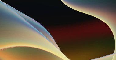 Soyut arkaplan. Değişken renk değişim dalgaları, dinamik hareketlerle. Işık dalgalarının neon renkli soyut tasarımı. Duvar kağıdı, afiş, arkaplan, kart, kitap illüstrasyonu, web sitesi.