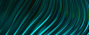 Soyut arkaplan. Renkli dalgalı yansıtıcı duvar kağıdı. Duvar kağıdı, afiş, arkaplan, kart, kitap kapağı veya web sitesi için grafiksel resimleme.