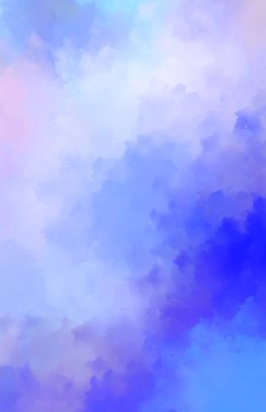 Renkli fırça darbelerinin 2D çizimi. Dekoratif desenli resim. canlı boya desenli arkaplan.