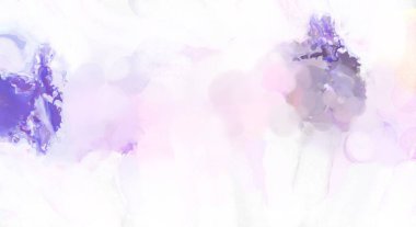 Pastel renklerde suluboya resim. Poster, duvar sanatı, afiş, kart, kitap kapağı ya da ambalaj için rahatlatıcı kompozisyonun yumuşak renkli çizimi. Modern fırça darbeleri resim.