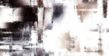 Modern sanat. Renkli çağdaş sanat eserleri. Renkli boya darbeleri. Soyut arkaplanda fırça darbeleri. Fırça boyası. Eşsiz duvar sanatı.