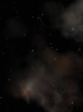 Galaksi uzayındaki yıldız alanı renkli nebula ile. Uzayın derinliklerinin bilim kurgu geçmişi. Ruhsal duvar kağıdı.