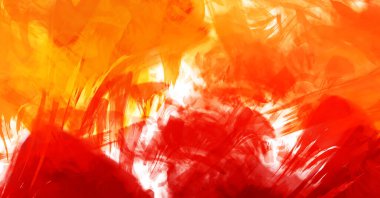 Sanatsal soyut arkaplan. Doku boyalı duvar kağıdı. Boya darbeleriyle yaratıcı bir illüstrasyon. Fırça desenli resim.