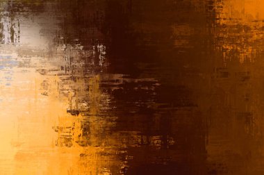 Çapraz vahşi fırça darbeleriyle arka plan. Renkli ve canlı bir tasvir. Boyalı sanat. Yaratıcı soyut resim.