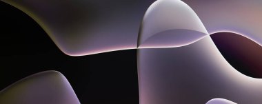 Soyut arkaplan. Değişken renk değişim dalgaları, dinamik hareketlerle. Işık dalgalarının neon renkli soyut tasarımı. Duvar kağıdı, afiş, arkaplan, kart, kitap illüstrasyonu, web sitesi.