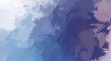 Vahşi fırça darbeleri. Taranmış Boyalı Soyut Arkaplan. Fırça darbesi ile boyanmış. Boya darbeleri. 2B Görüntü.