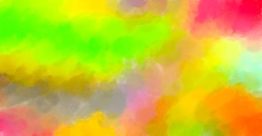 Suluboya fırça darbeleri. Modern sanat. Soyut doku. 2D çizim. Yüzeyde etkileyici el yapımı suluboya. Renkli bir fon. Çok renkli arkaplan. Çağdaş duvar sanatı. 