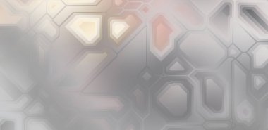 Renkli ve canlı geometrik şekiller katmanları var. Bir teknoloji planının dijital illüstrasyonu. Gelecekçi tasarım şablonu.