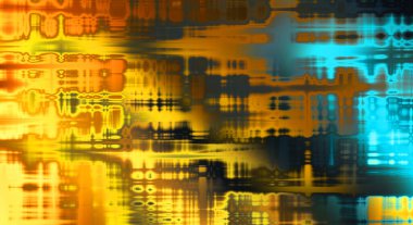 Soyut arkaplan. Yaşlanmış grunge dokusunda geometrik elementler. Farklı renk desenli grafiksel illüstrasyon.