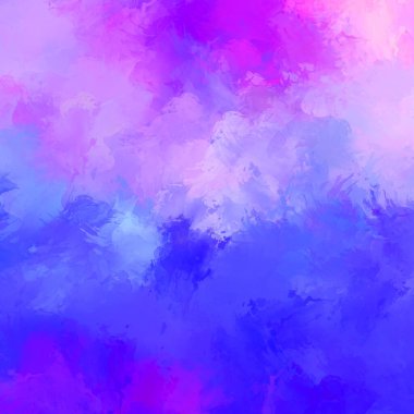 Duvar sanatı Eşsiz ve yaratıcı illüstrasyon. Fırça darbesi ile boyanmış. Renkli fırça darbelerinin soyut arkaplanı. Fırçalanmış canlı duvar kâğıdı. Boyalı sanatsal yaratım.