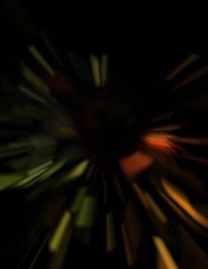 Işık parçacık izleri. Parlayan parçacıkları ve çizgileri olan ışık patlaması yıldızı. Güzel hareketli soyut ışın arkaplanı.