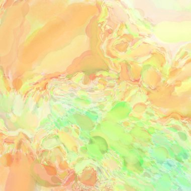 El yapımı sürreal soyut desenli suluboya. Modern sanatsal resim. 2D çizim. Arkaplan boyası karışımı. Yaratıcı duvar sanatı. Çağdaş sanat.