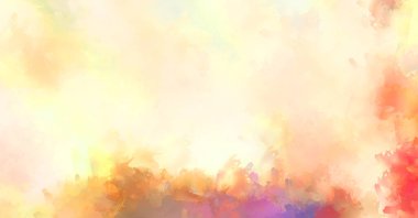 Renkli fırça darbelerinin soyut arkaplanı. fırçalanmış canlı duvar kağıdı. resmedilmiş sanat eseri. Eşsiz ve yaratıcı illüstrasyon.