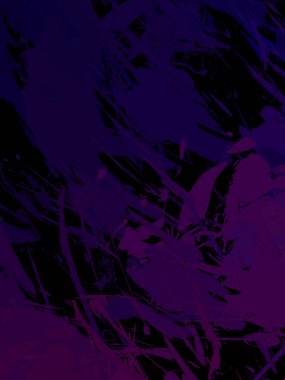 Vahşi fırça darbeleriyle yaratıcı soyut resim. Artistik fırça darbeleriyle donatılmış. Renkli ve canlı bir tasvir. Boyalı sanat.