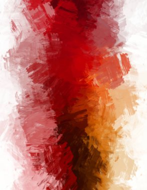 Modern sanat. Taranmış Boyalı Soyut Arkaplan. Fırça darbesi ile boyanmış. Boya darbeleri. 2B Görüntü.