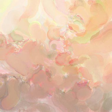 Çağdaş sanat. El işçiliğinin renkli dokusu. Modern resim. Yüzeyde suluboya vuruşlar. Sanatsal arkaplan resmi. Tablo üzerinde soyut resim. Fırça darbeleri. 