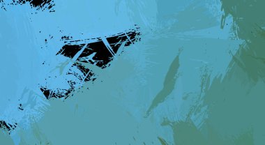 Sanatsal soyut arkaplan. Doku boyalı duvar kağıdı. Boya darbeleriyle yaratıcı bir illüstrasyon. Fırça desenli resim.