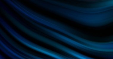 Siyah arka planda renkli düz çizgiler. Sıvı ve sıvı renkli dalgalar karanlıkta akıyor. Duvar kağıdı, afiş, arkaplan, kart, kitap, kapak, poster, afiş, broşür