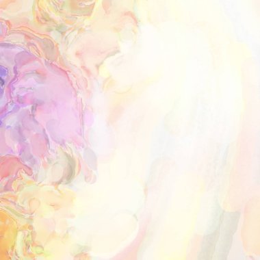 Çağdaş sanat. El işçiliğinin renkli dokusu. Modern resim. Yüzeyde suluboya vuruşlar. Sanatsal arkaplan resmi. Tablo üzerinde soyut resim. Fırça darbeleri. 