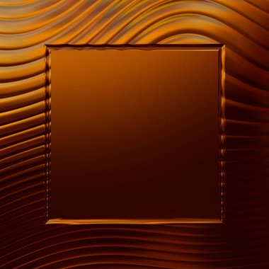 Soyut çerçeveli arkaplan. Renkli, canlı, dalgalı bir duvar kağıdı. Merkezi çerçeveli yaratıcı grafik 2d çizim. Dinamik şekilli modaya uygun sıvı örtüsü.