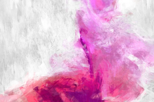 Soyut arkaplanda pürüzlü fırça darbeleri. Fırça boyası. Renkli boya darbeleri. Eşsiz duvar sanatı. Tuvaldeki modern sanat. Renkli çağdaş sanat eserleri. 