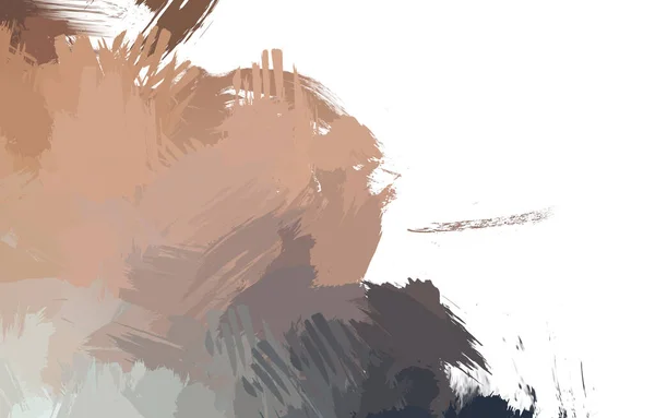 Väggkonst Unik Och Kreativ Illustration Penselmålning Abstrakt Bakgrund Färgglada Penseldrag — Stockfoto