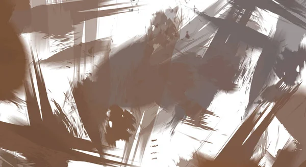 Renkli fırça darbelerinin soyut arkaplanı. fırçalanmış canlı duvar kağıdı. resmedilmiş sanat eseri. Eşsiz ve yaratıcı illüstrasyon.