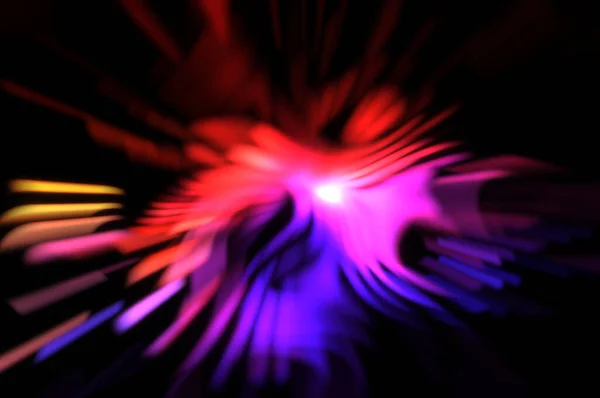 Light Particle Trails Light Explosion Star Glowing Particles Lines Beautiful — Stock Photo, Image