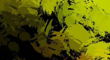 Canlı fırça darbeleriyle boyanmış. Renkli desenli resim. Fırçalanmış duvar kağıdını boya.