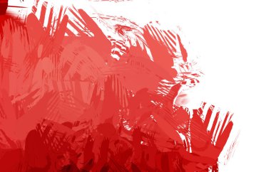 Duvar sanatı Eşsiz ve yaratıcı illüstrasyon. Fırça darbesi ile boyanmış. Renkli fırça darbelerinin soyut arkaplanı. Fırçalanmış canlı duvar kâğıdı. Boyalı sanatsal yaratım.