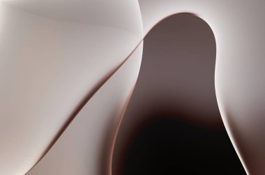 Soyut arkaplan. Değişken renk değişim dalgaları, dinamik hareketlerle. Işık dalgalarının neon renkli soyut tasarımı. Duvar kağıdı, afiş, arkaplan, kart, kitap illüstrasyonu, web sitesi.