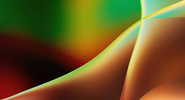 Soyut arkaplan. Değişken renk değişim dalgaları, dinamik hareketlerle. Işık dalgalarının neon renkli soyut tasarımı. Duvar kağıdı, afiş, arkaplan, kart, kitap illüstrasyonu, web sitesi.