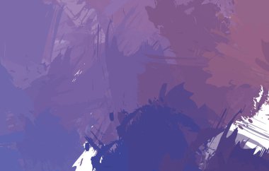 Sanatsal soyut arkaplan. Doku boyalı duvar kağıdı. Boya darbeleriyle yaratıcı bir illüstrasyon. Fırça desenli resim.