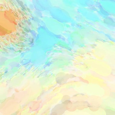 Soyut doku. Yüzeyde etkileyici el yapımı suluboya. Suluboya fırça darbeleri. Modern sanat. Çok renkli arkaplan. Çağdaş duvar sanatı. Renkli bir fon. 2d illüstrasyon.