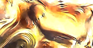 Soyut arkaplanda pürüzlü fırça darbeleri. Fırça boyası. Renkli boya darbeleri. Eşsiz duvar sanatı. Tuvaldeki modern sanat. Renkli çağdaş sanat eserleri. 