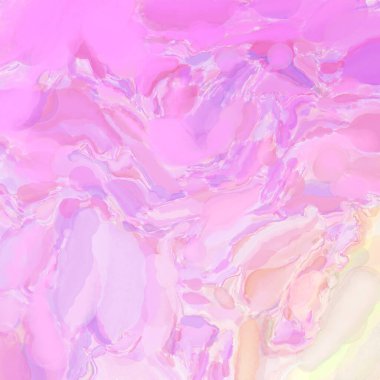 El yapımı sürreal soyut desenli suluboya. Modern sanatsal resim. 2D çizim. Arkaplan boyası karışımı. Yaratıcı duvar sanatı. Çağdaş sanat.