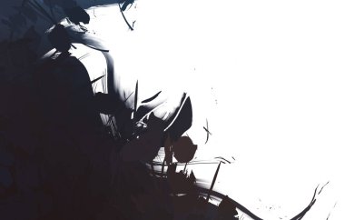 Duvar sanatı Eşsiz ve yaratıcı illüstrasyon. Fırça darbesi ile boyanmış. Renkli fırça darbelerinin soyut arkaplanı. Fırçalanmış canlı duvar kâğıdı. Boyalı sanatsal yaratım.