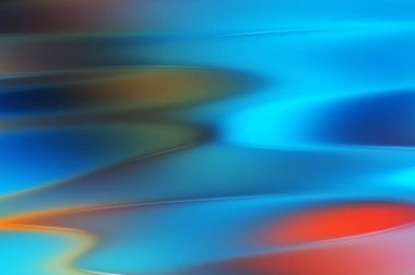 Renkli ışık dalgalarıyla serin bir arka plan. Dalgalı hareketin 2B çizimi. Canlı renk şekilleri. Soyut kavramsal duvar kağıdı.