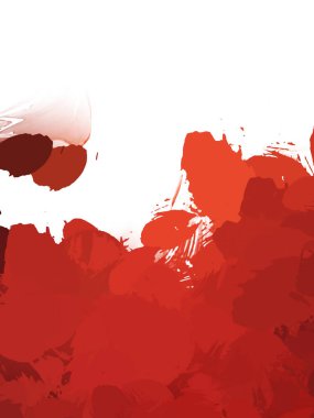 Taranmış Boyalı Soyut Arkaplan. Vahşi kaotik fırça darbeleri. Boya darbeleri. 2D İllüstrasyon. Fırça darbeli resim. 